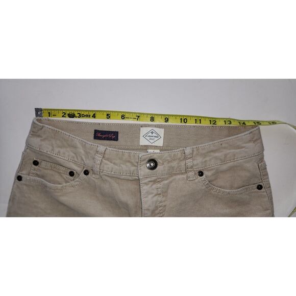 St John's Bay Women's Beige Straight Leg Corduroy Pants Sz 8 - Picture 5 of 6